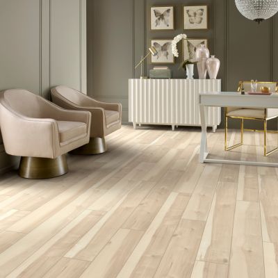 luxury vinyl plank floors in a sitting room 